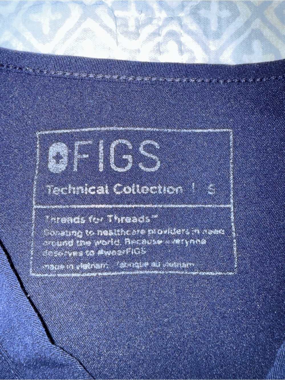 FIGS Women's Scrubs - Navy Blue